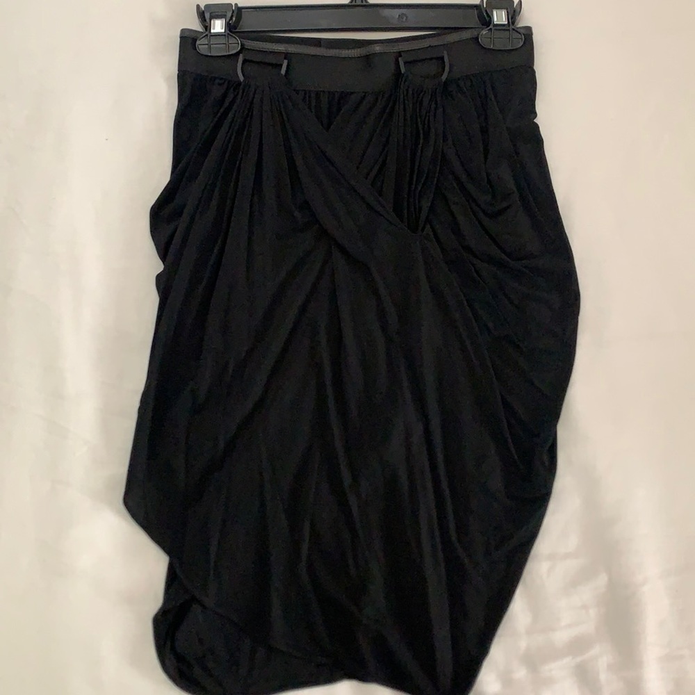 COPY - Alexander Wang black drapey mini skirt sz 4